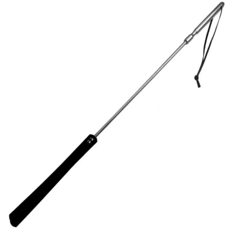 Metal Hard - Fusta de Cuero Original y Metal 70cm para BDSM
