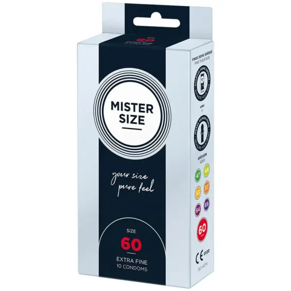 MISTER SIZE - Preservativos Talla XL 60 mm para un placer sin límites - Imagen 2