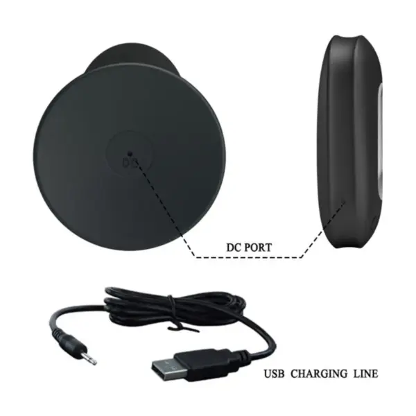 Mr Play - Plug anal con vibración negro control remoto - Imagen 7