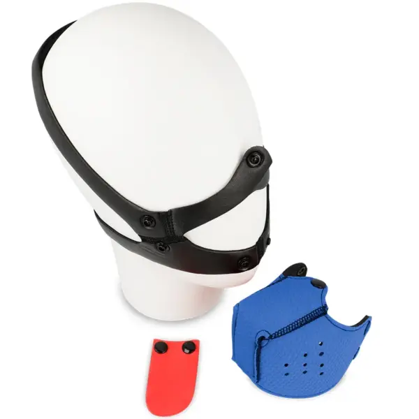 OHMAMA FETISH - Bozal Perro Azul para Juegos Fetichistas - Imagen 3