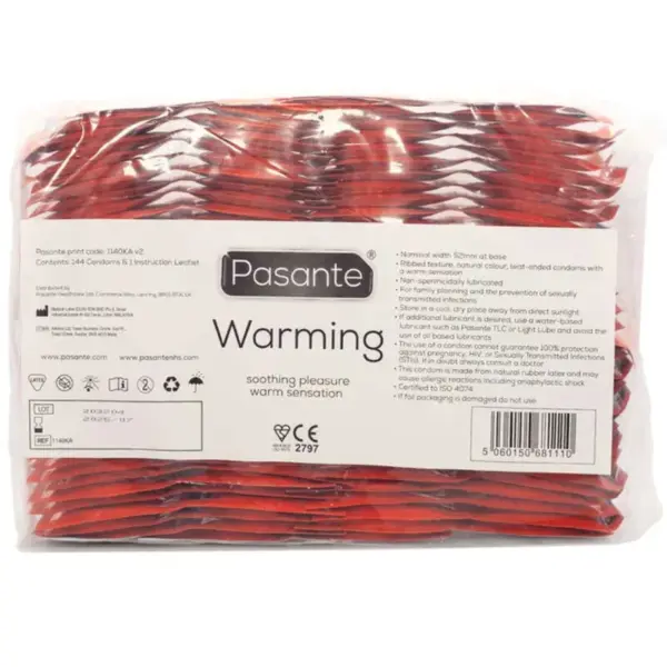 Pasante - Preservativo Efecto Calor Bolsa 144 Unidades - Imagen 3