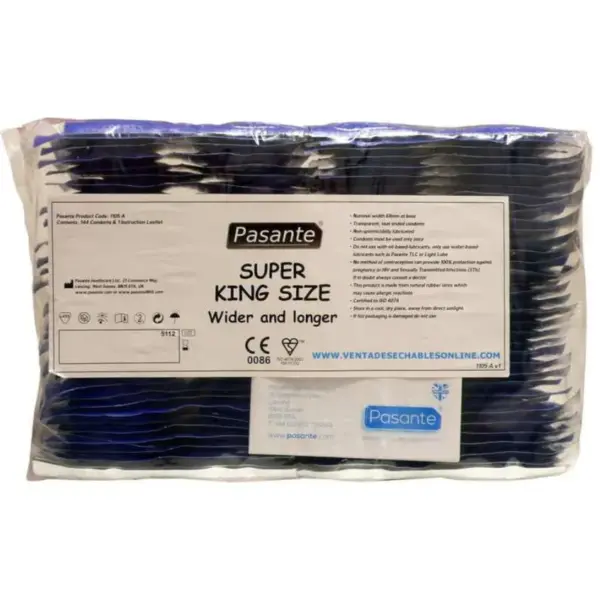 Pasante - Preservativo Tamaño Super King Bolsa 144 Unidades - Imagen 3