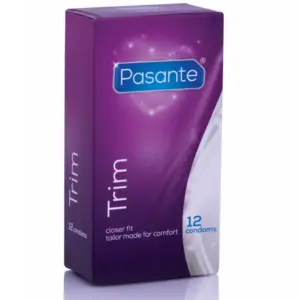 Pasante - Preservativos Trim MS Delgado 12 Unidades