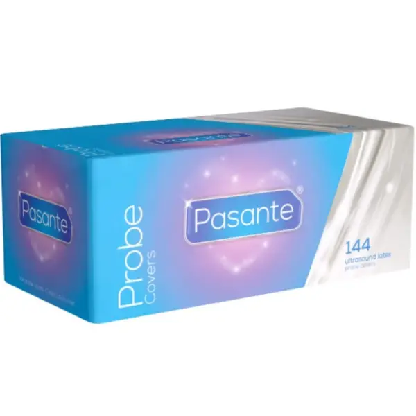 Pasante - Fundas de látex para sondas de ultrasonido, caja de 144 unidades