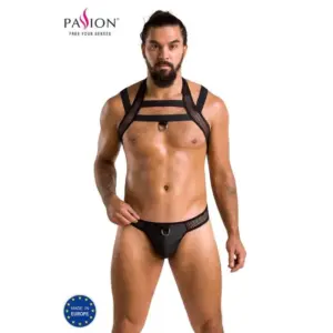 PASSION - 043 SET JACOB NEGRO S/M | Lencería Erótica de Calidad