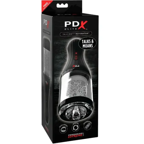 PDX ELITE - Masturbador con sonido Talk Dirty Rotobator - Imagen 3