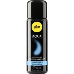 PJUR - Aqua Lubricante Base Agua 30 ML: Placer Duradero y Suave