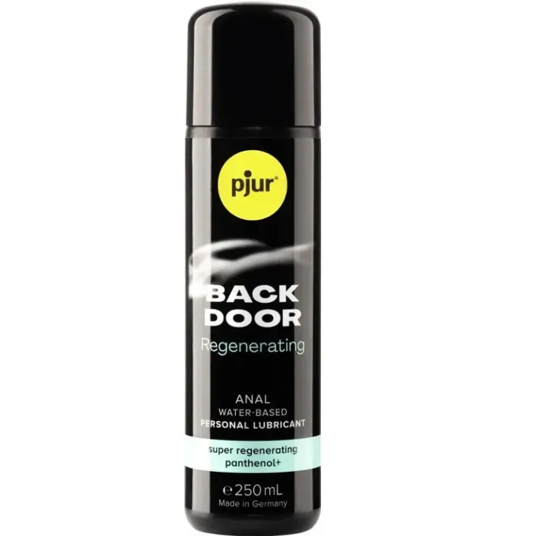 PJUR - Back Door Anal Regenerating Panthenol Base Agua 250 ML - Lubricante Erótico