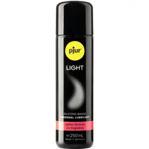 PJUR - Lubricante Silicona Light 250 ML para Placer Sin Límites