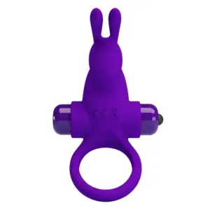 Pretty Love - Anillo vibrador con conejo morado