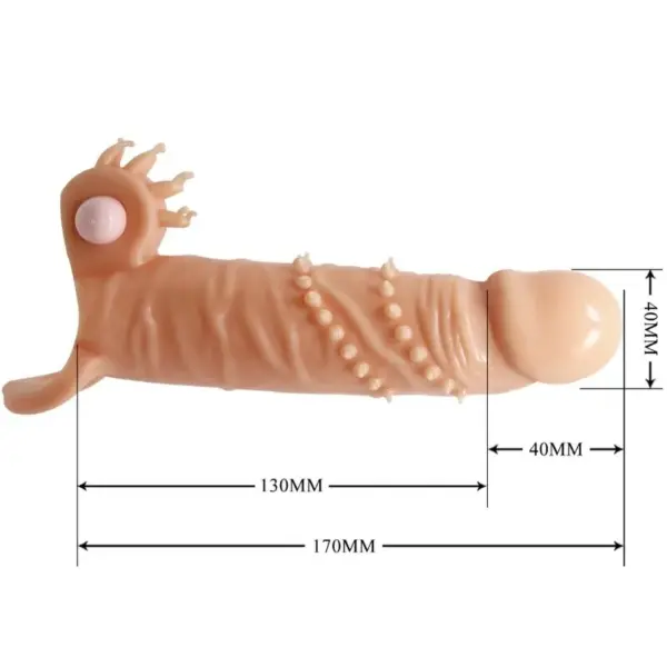 Pretty Love - Connor Funda para Pene + Estimulador de Clítoris Natural - Imagen 6