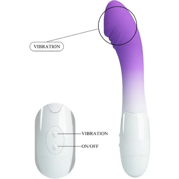 Pretty Love - Vibrador Punto G Morado con 30 Vibraciones - Imagen 4