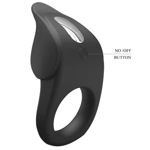 Pretty Love - Anillo vibrador para pene negro Susanna - Imagen 8