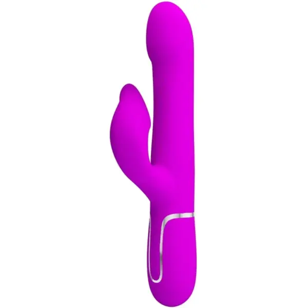Pretty Love - Vibrador rabbit con perlas violetas