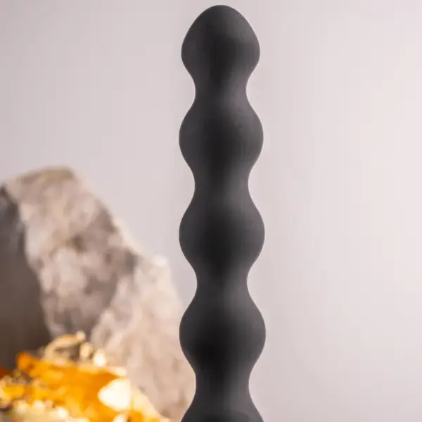 Rocks-Off - Petite Sensations Pearls Plug Anal Vibrador Negro - Imagen 4