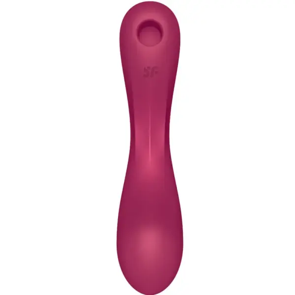 Satisfyer - Curve Trinity 1 Air Pulse Vibration Rojo - Imagen 4