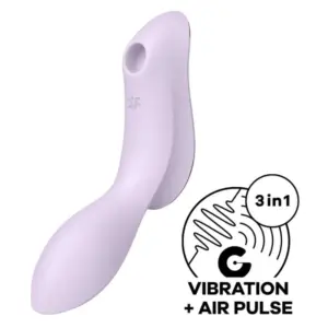 Satisfyer - Curvy Trinity 2 Estimulador y Vibrador Morado