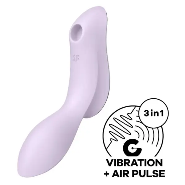 Satisfyer - Curvy Trinity 2 Estimulador y Vibrador Morado