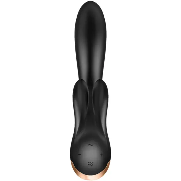 SATISFYER - DOUBLE FLEX VIBRADOR APP NEGRO - Imagen 3