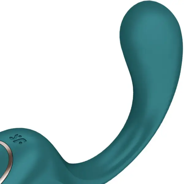SATISFYER - G FOR FODDES 2 VIBRADOR RABBIT VERDE - Imagen 3