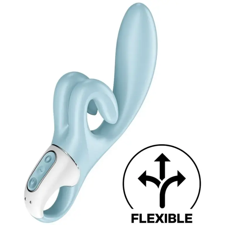 Satisfyer - Vibrador Rabbit Touch Me Azul para Placer Doble