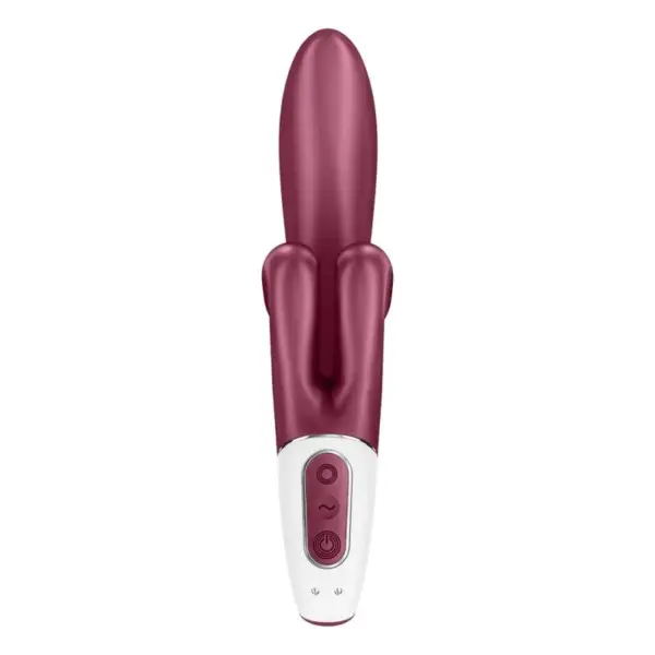 Satisfyer - Vibrador Rabbit Rojo para Placer Doble - Imagen 4