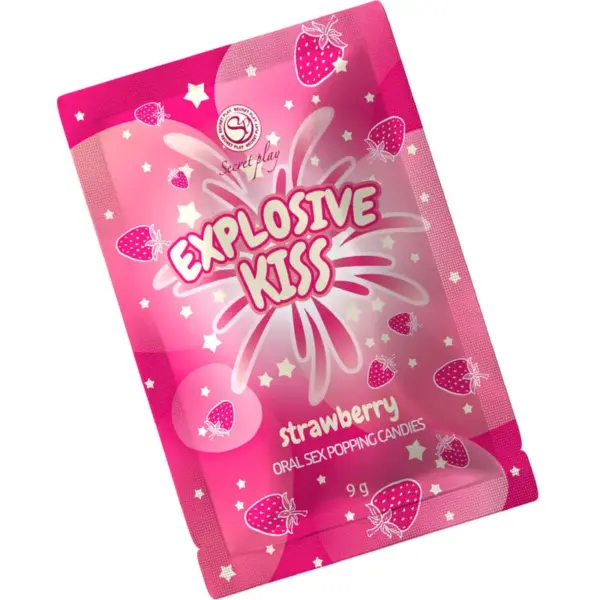 SECRETPLAY - Caramelos Explosivos Fresa para Sexo Oral