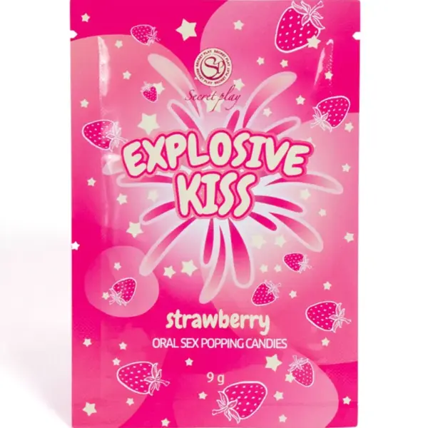 SECRETPLAY - Caramelos Explosivos Fresa para Sexo Oral - Imagen 2