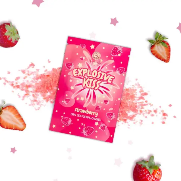 SECRETPLAY - Caramelos Explosivos Fresa para Sexo Oral - Imagen 4