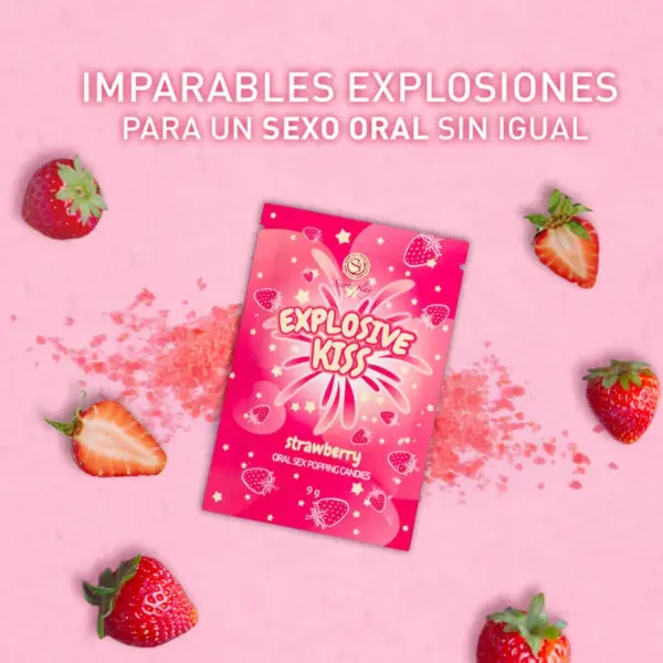 SECRETPLAY - Caramelos Explosivos Fresa para Sexo Oral - Imagen 5