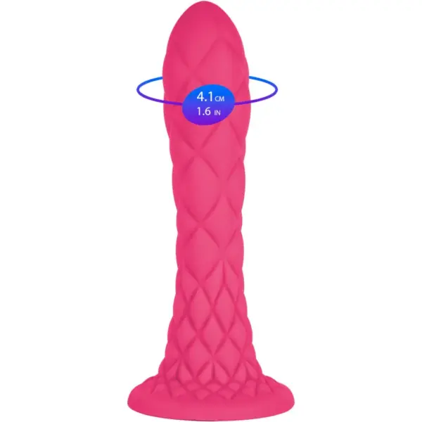 SILEXD - Dreamy Dildo Fantasy Silicona Líquida Termoreactivo Fucsia 18.5 cm - Imagen 7
