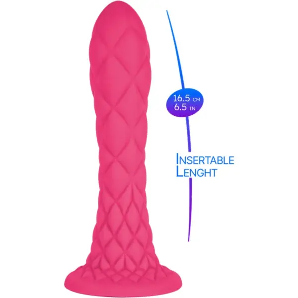SILEXD - Dreamy Dildo Fantasy Silicona Líquida Termoreactivo Fucsia 18.5 cm - Imagen 8