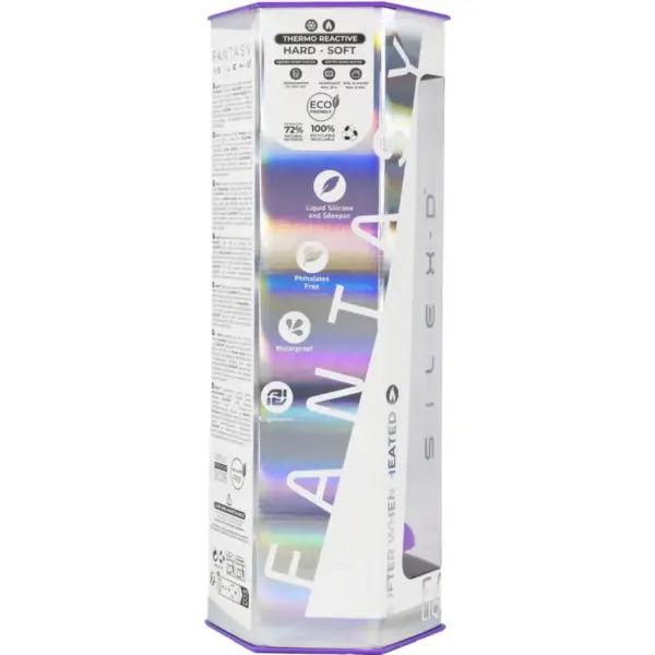 SILEXD - Dreamy Dildo Fantasy Silicona Líquida Termoreactivo Violeta - Imagen 10