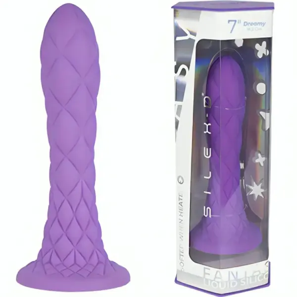 SILEXD - Dreamy Dildo Fantasy Silicona Líquida Termoreactivo Violeta - Imagen 2