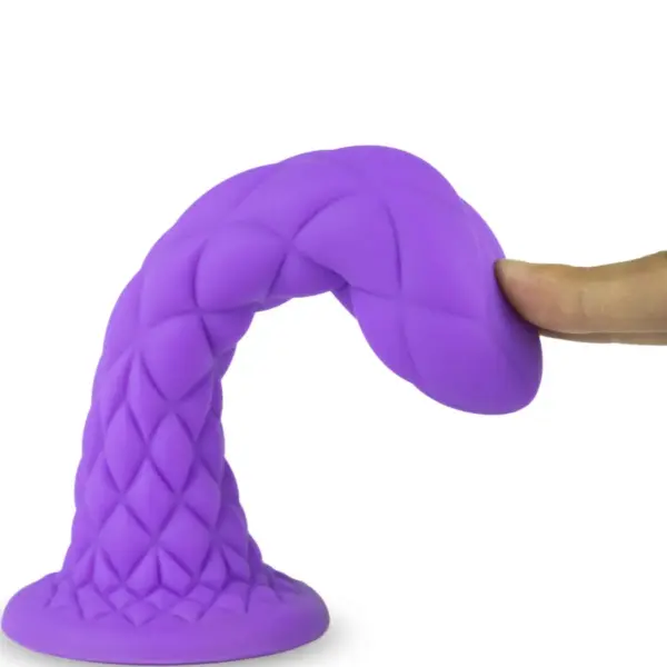 SILEXD - Dreamy Dildo Fantasy Silicona Líquida Termoreactivo Violeta - Imagen 4