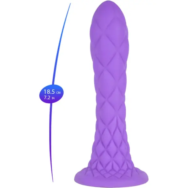 SILEXD - Dreamy Dildo Fantasy Silicona Líquida Termoreactivo Violeta - Imagen 6