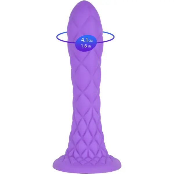 SILEXD - Dreamy Dildo Fantasy Silicona Líquida Termoreactivo Violeta - Imagen 7