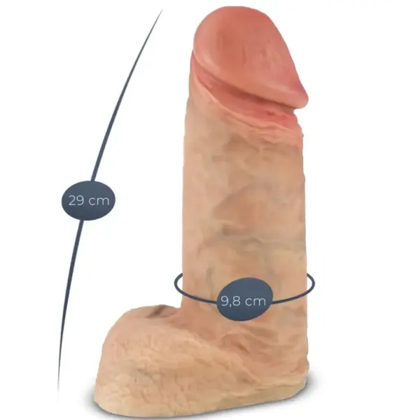 SILEXD - Modelo 1 Xtreme Pene Realístico Silicona Premium de 28 cm - Imagen 5
