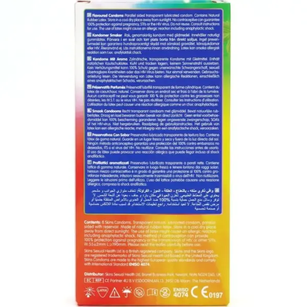 SKINS - MULTI SABORES PRESERVATIVOS PREMIUM PACK 8 - Imagen 4