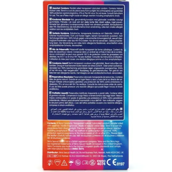 SKINS - SURTIDO PRESERVATIVOS PREMIUM PACK 8 - Imagen 4