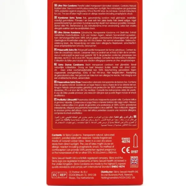 Skins - Ultrafinos preservativos premium pack 16 - Imagen 4