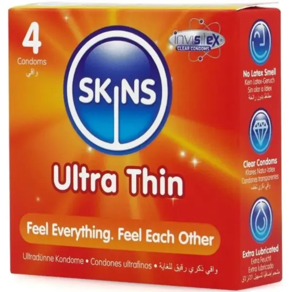 SKINS - Ultrafinosa Preservativos Premium Pack 4 - Imagen 2