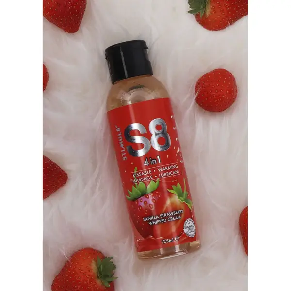 STIMUL8 - S8 4 EN 1 Lubricante Postre Fresa 125 ml - Imagen 2