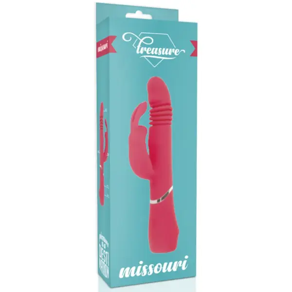 Treasure Missouri - Vibrador silicone rosa con movimiento inteligente - Imagen 8