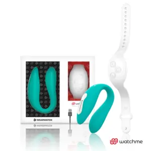 WEARWATCH - Vibrador Dual Technology Watchme Agua Marina/Níveo