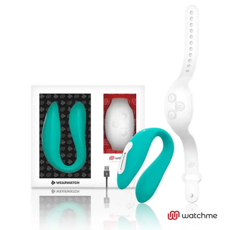 WEARWATCH - Vibrador Dual Technology Watchme Agua Marina/Níveo