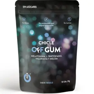 WUG GUM - Chicle OFF con Valeriana y Melatonina para Relajación