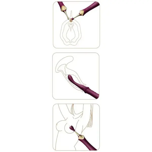 ZALO - BESS 2 Masajeador Personal Morado - Imagen 12