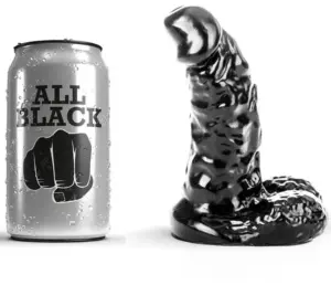 ALL BLACK - DILDO 13 CM para principiantes en exploración erótica