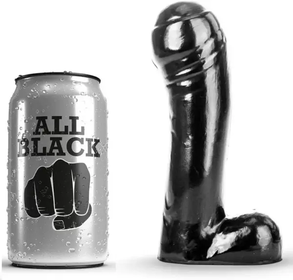 ALL BLACK - Dildo Negro 15 cm para Aumentar Tu Placer